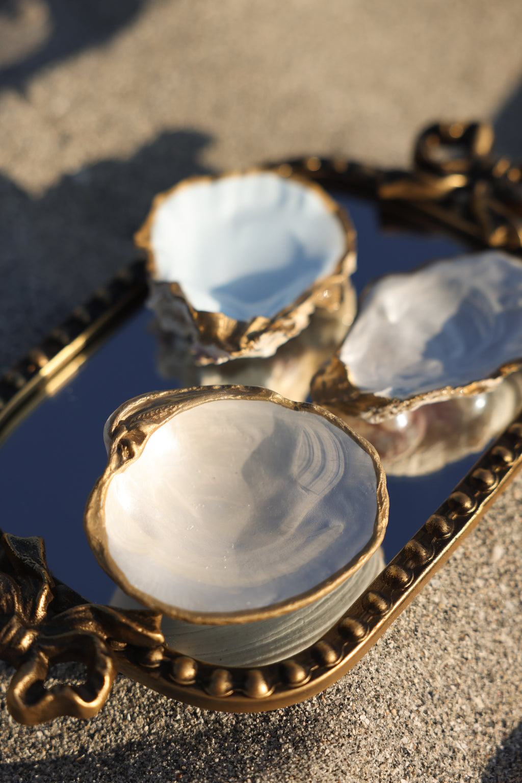 Large clam shell tray