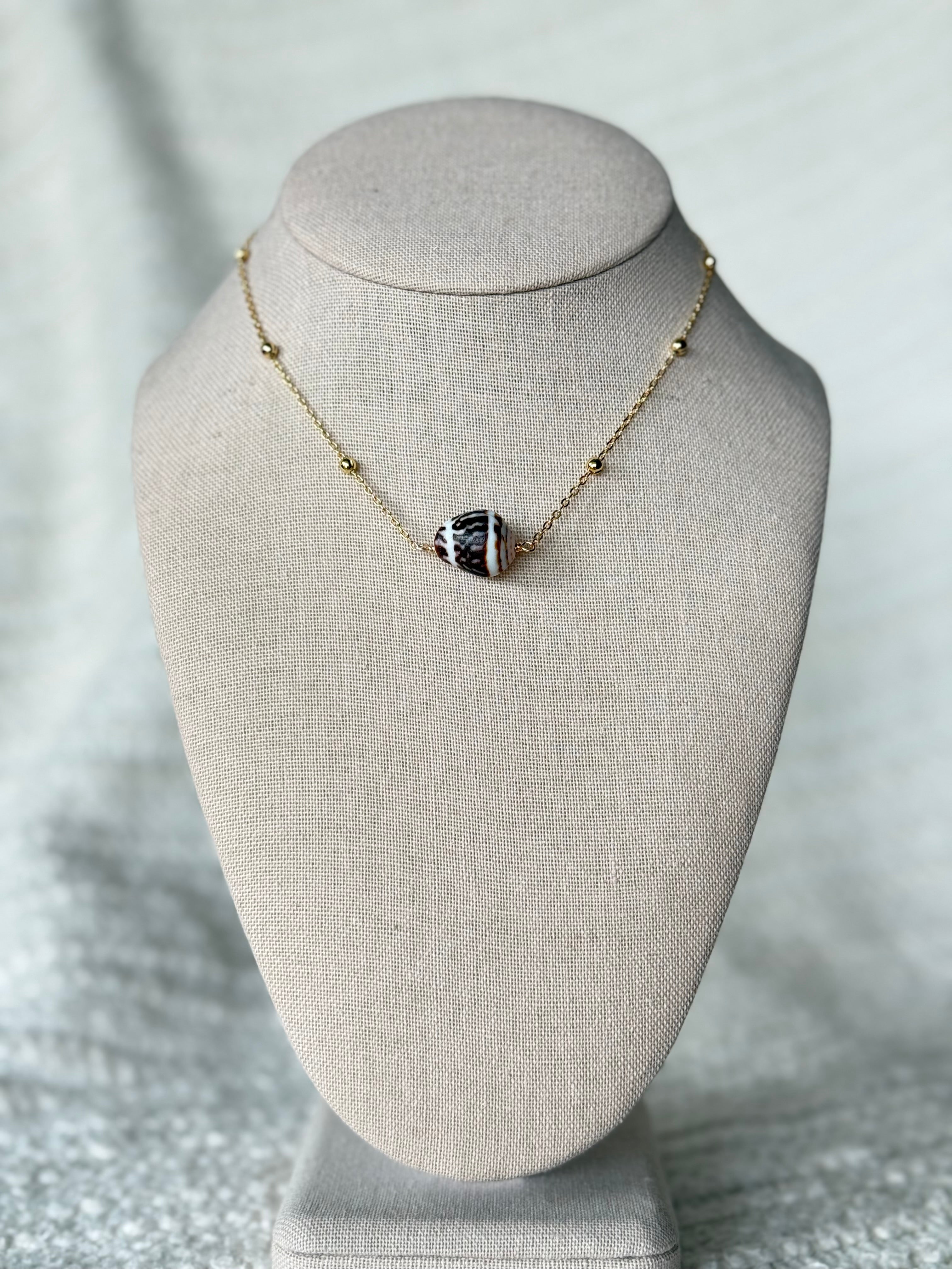 Cone shell necklace