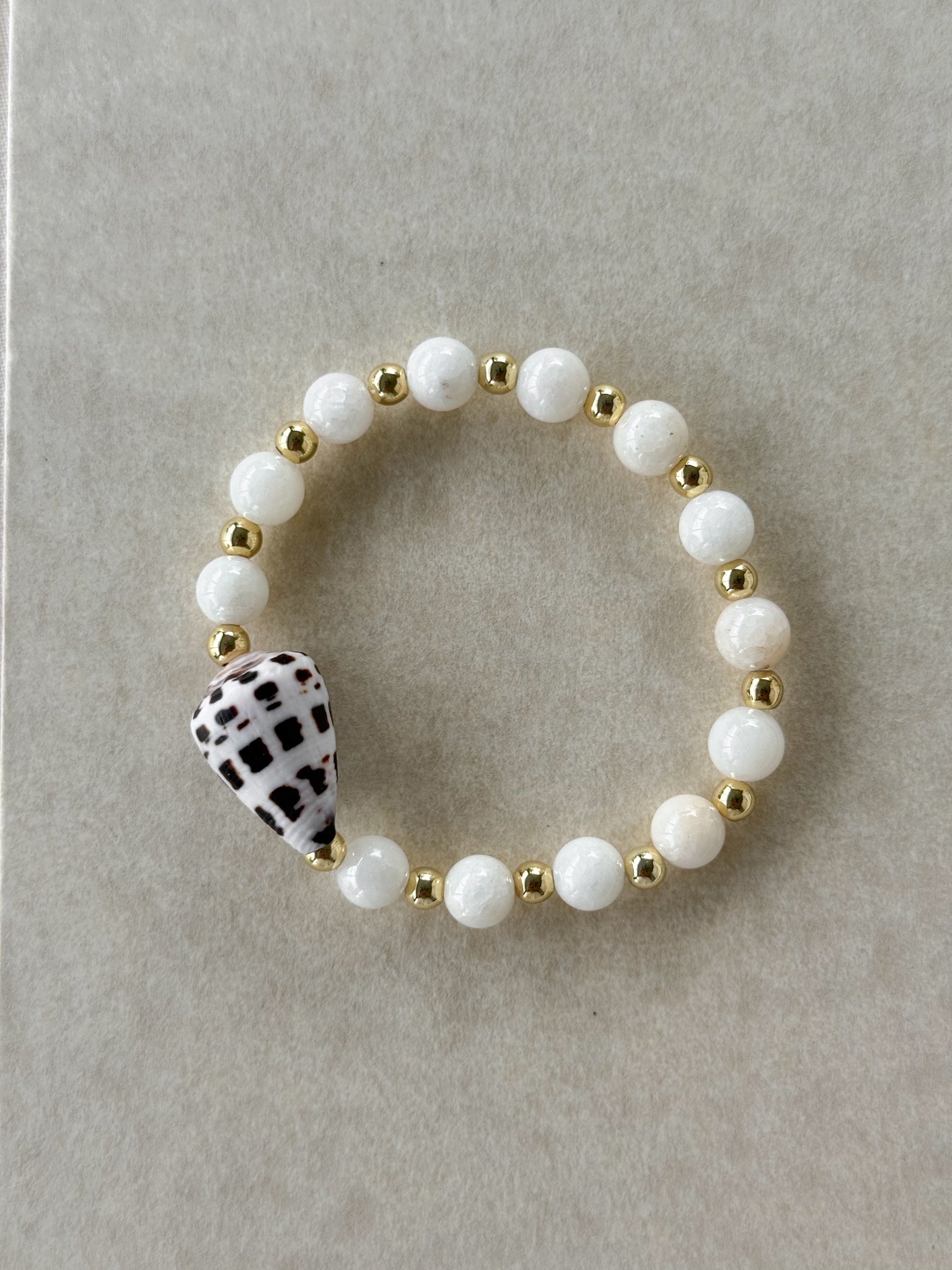 Cone shell bracelet