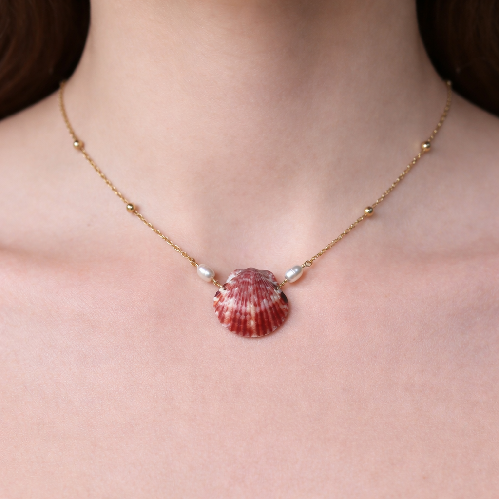 Seashell necklace
