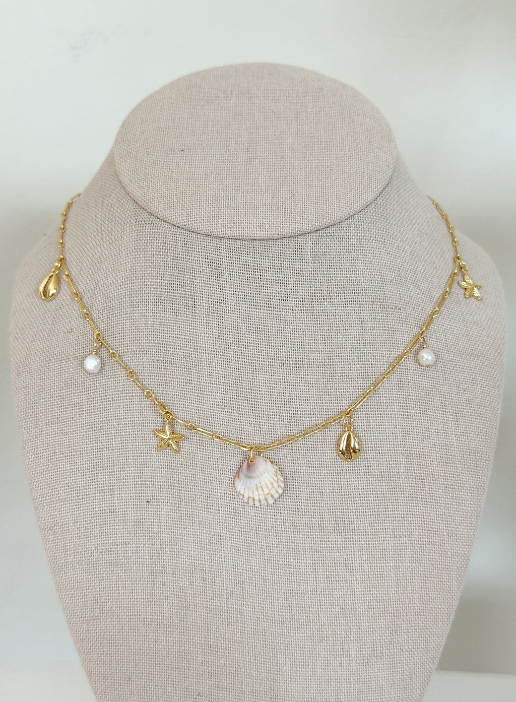 Seashell Charm Necklace