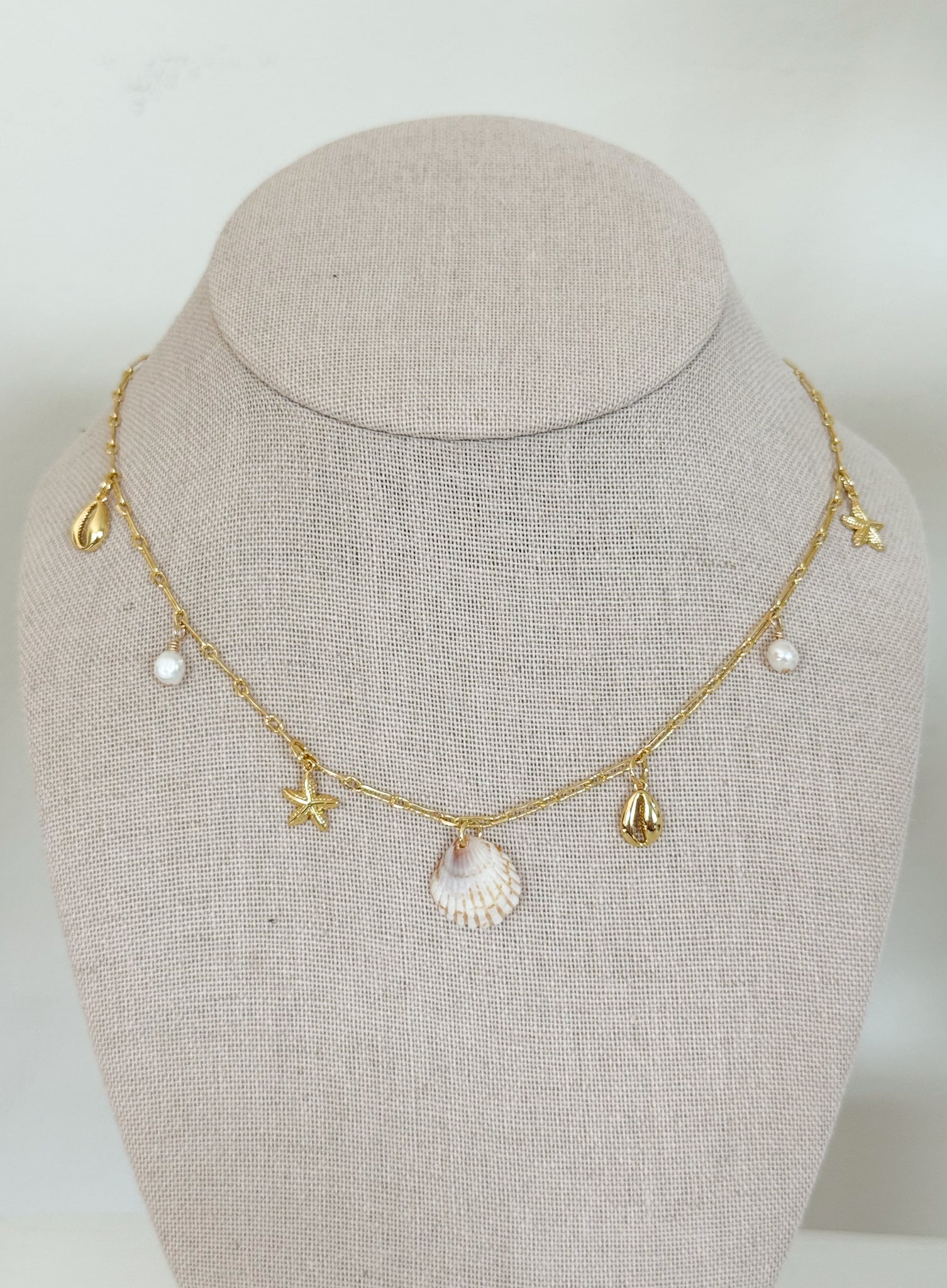 Seashell Charm Necklace