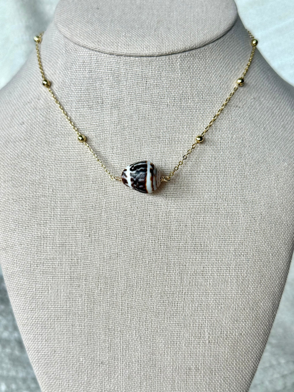 Cone shell necklace