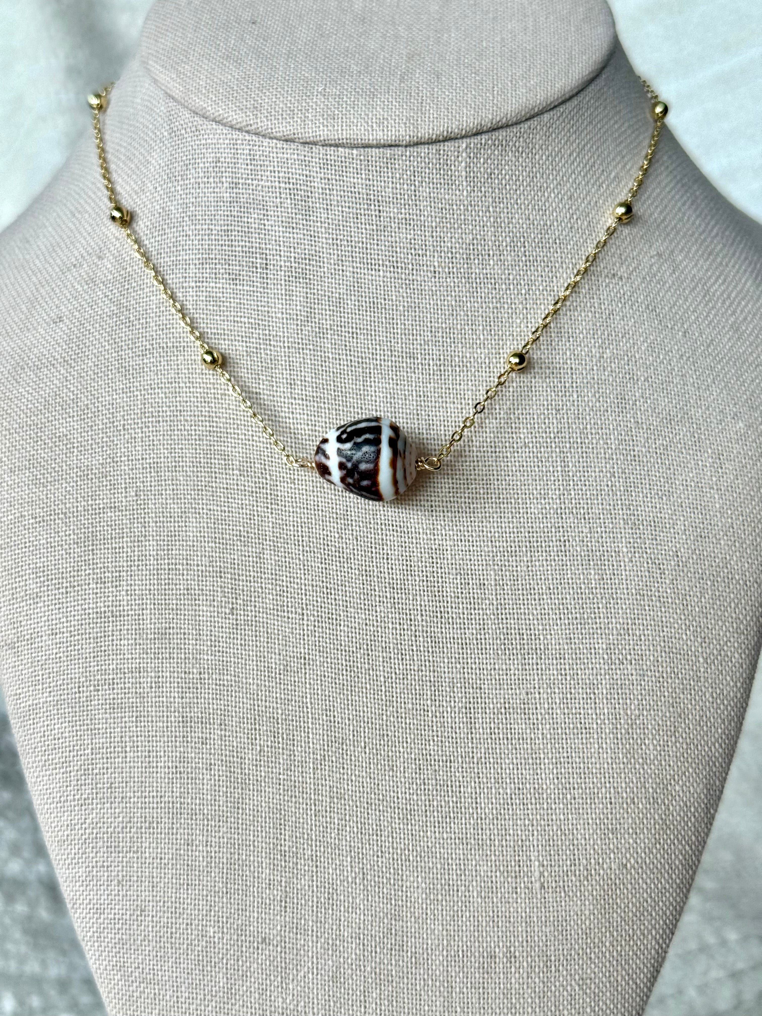 Cone shell necklace