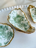 Sage oyster shell trays