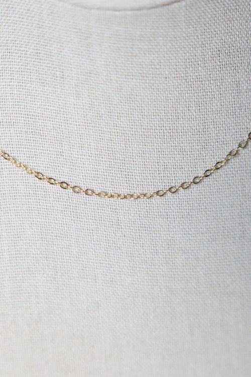 Custome dainty chain necklace