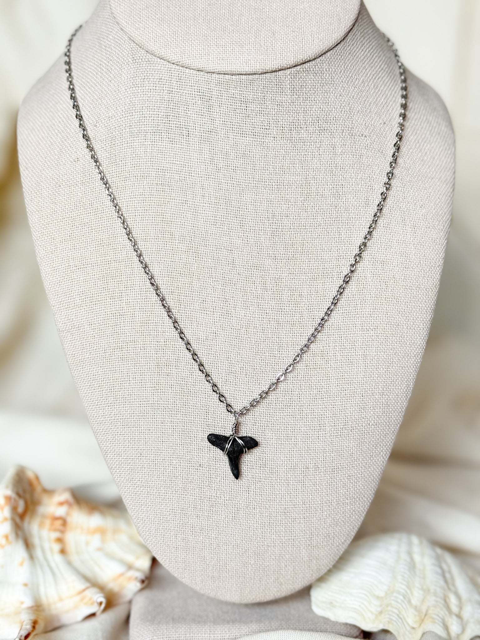 Shark tooth necklace