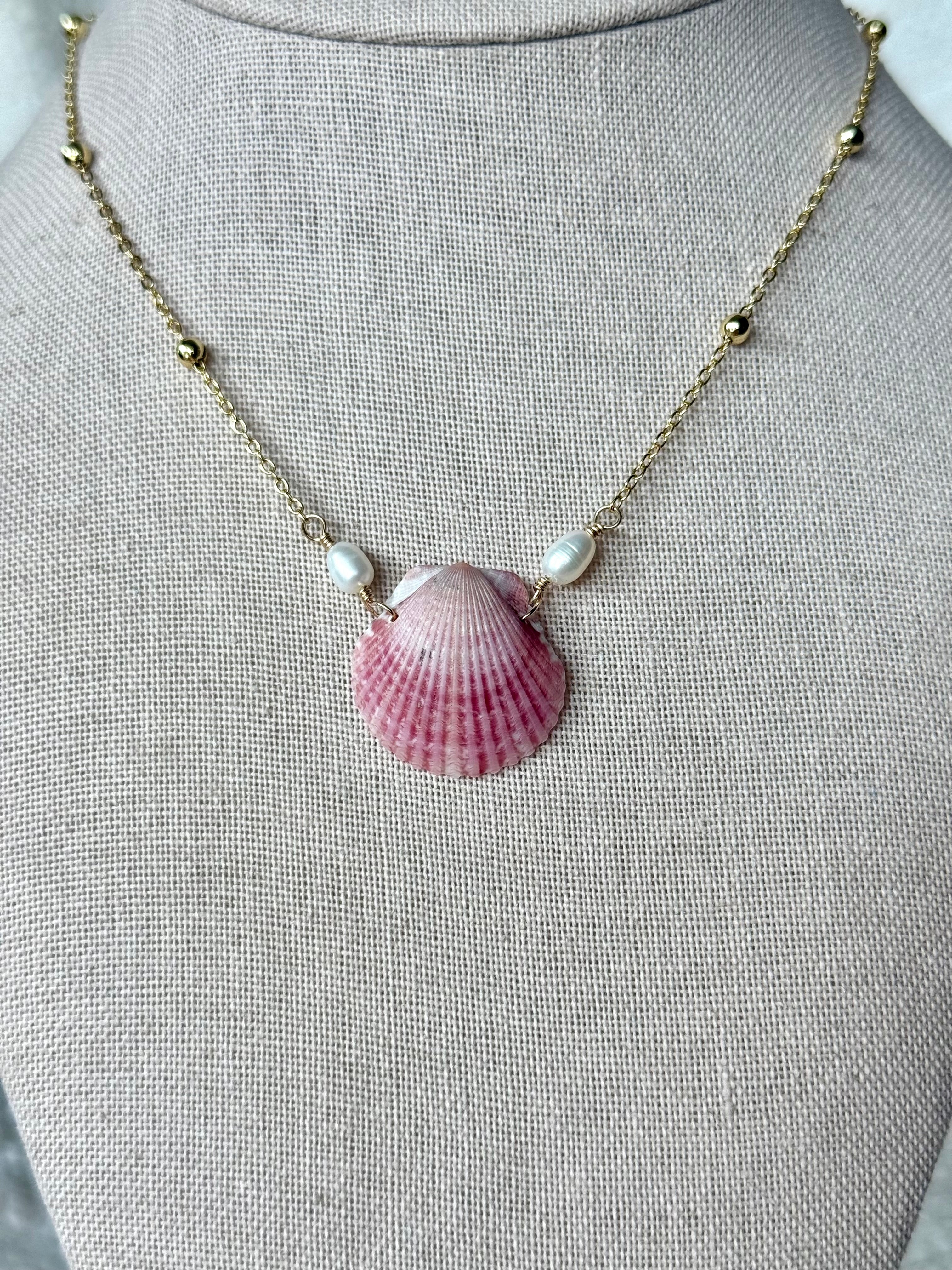 Seashell necklace