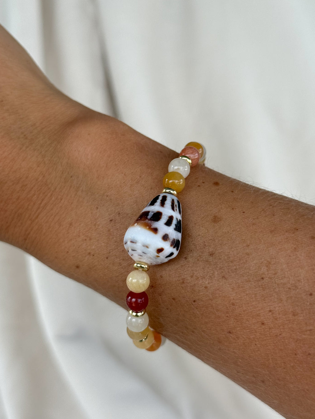 Cone shell bracelet