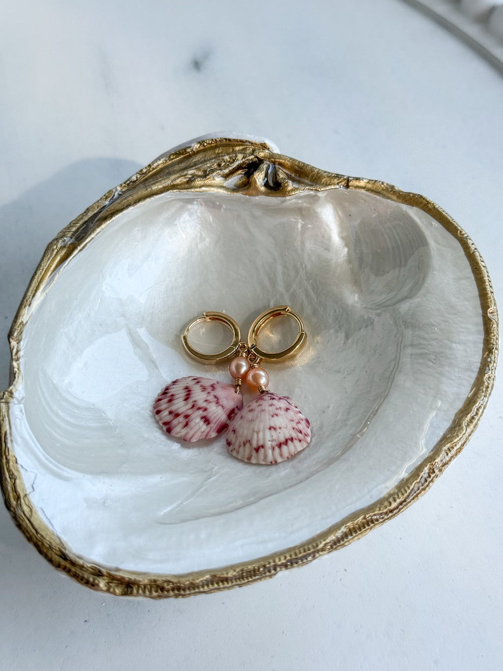 Large clam shell tray