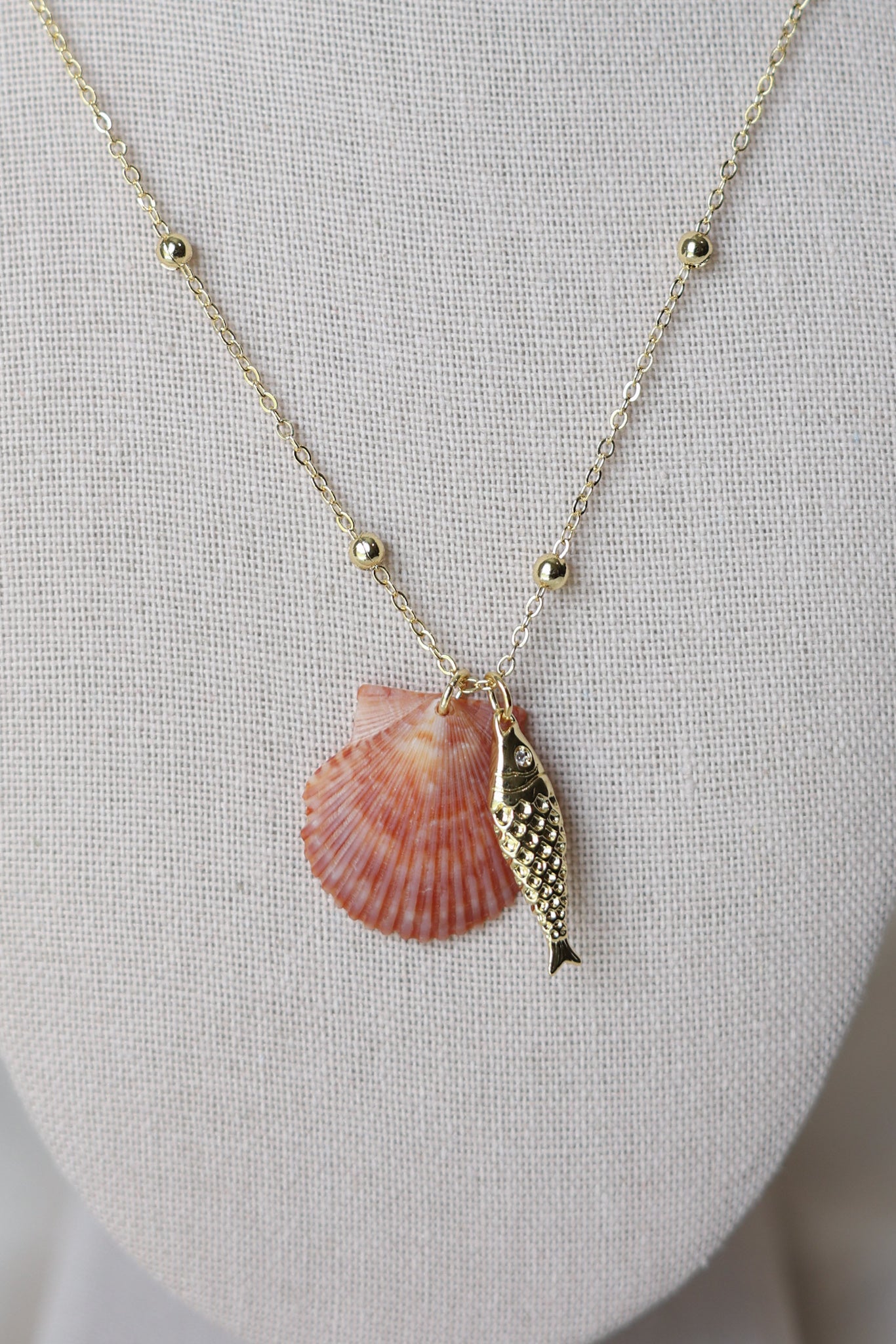 Seashell necklace