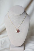 Seashell charm necklace